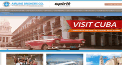 Desktop Screenshot of airlinebrokers.net